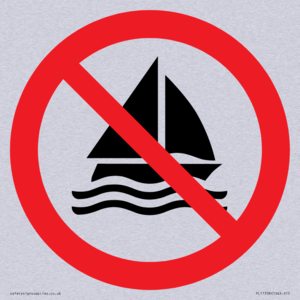 Prohibition: No sailing